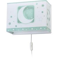 Dalber wandlamp maan junior 31 cm E27 60W groen - thumbnail