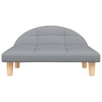 VidaXL Hondenmand 70x52x30 cm stof lichtgrijs - thumbnail