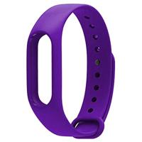 By Qubix - Compatible met Xiaomi Mi band 2 bandje voor CA0600B - Paars - Compatible Xiaomi bandje - thumbnail