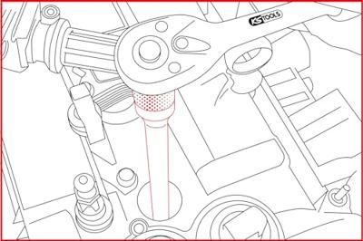 KS Tools 517.1135 517.1135 Bougiesleutelinzetset 3/8 KS Tools 517.1135 517.1135 Bougiesleutelinzetset 3/8