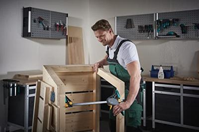 Wolfcraft 3033000 Eenhandsklem Spanbreedte (max.):700 mm Afm. werkbereik:100 mm Wolfcraft 3033000 Eenhandsklem Spanbreedte (max.):700 mm Afm. werkbereik:100 mm