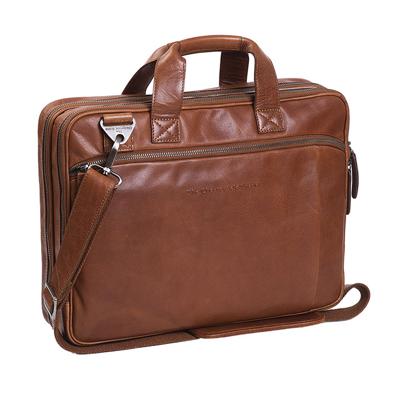 Chesterfield Leren Laptoptas 15 inch Manuel Cognac