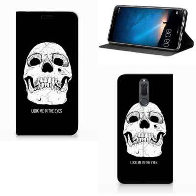 Mobiel BookCase Huawei Mate 10 Lite Skull Eyes Mobiel BookCase Huawei Mate 10 Lite Skull Eyes