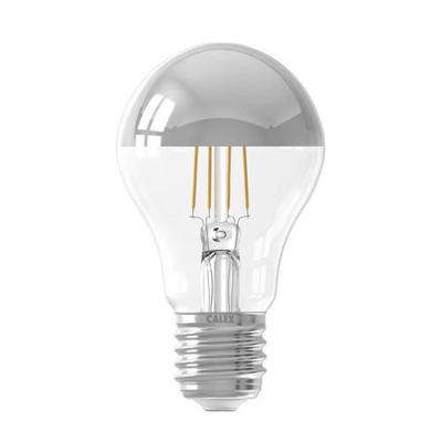 Calex LED E27 lamp 4 Watt kopspiegel chroom filament
