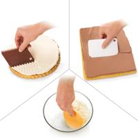 Taartspatel Tescoma Delicia Multicolour Plastic 3 Onderdelen - thumbnail