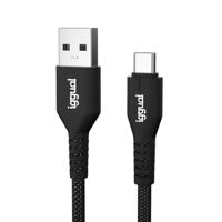 Kabel USB A naar USB-C iggual IGG320006 Zwart 1,8 m - thumbnail