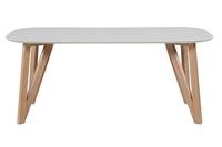 Artistiq Ovale Eettafel 'Ravi' 180 x 90cm, kleur Grijs - thumbnail