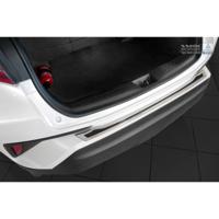 RVS Bumper beschermer passend voor 'Deluxe' Toyota C-HR 2016- Chroom/Zwart Carbon AV244087 - thumbnail