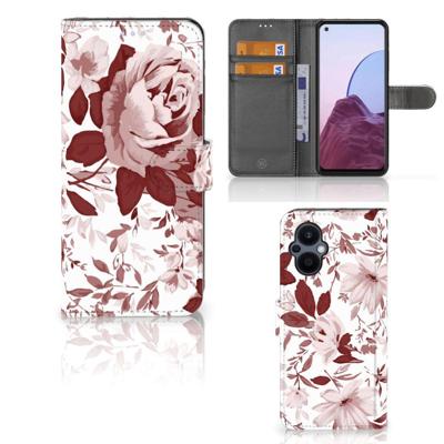 Hoesje OPPO Reno 8 Lite | OnePlus Nord N20 Watercolor Flowers Hoesje OPPO Reno 8 Lite | OnePlus Nord N20 Watercolor Flowers