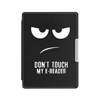 Lunso - Kobo Aura H20 Edition 1 hoes (6.8 inch) - sleep cover - Don't Touch - thumbnail