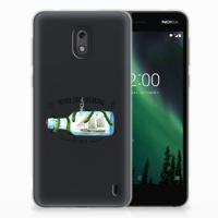 Nokia 2 Telefoonhoesje met Naam Boho Bottle - thumbnail
