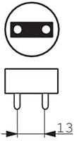 OSRAM HOMELIGHTING TL-lamp Energielabel: G (A - G) G13 18 W Warmwit Buis (Ø x l) 26 mm x 604 mm 1 stuk(s) - thumbnail