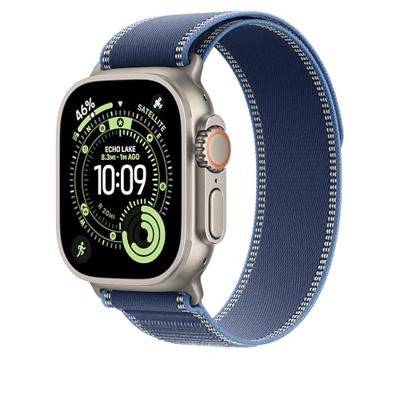 Apple Watch Band - Trail Loop - 49 mm - Blauw/Felblauw - S/M