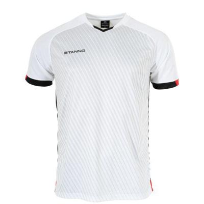Stanno 410009 Volt Shirt - White-Black-Red - 2XL