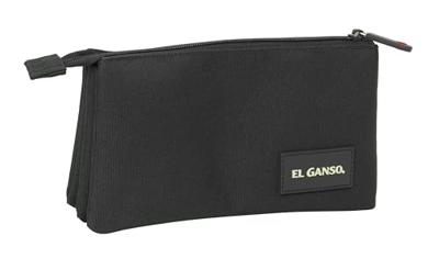 Pennenetui met 3 vakken El Ganso Black Zwart 22 x 12 x 3 cm Pennenetui met 3 vakken El Ganso Black Zwart 22 x 12 x 3 cm