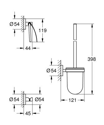 Accessoires Set GROHE Start 3-in-1 Supersteel Accessoires Set GROHE Start 3-in-1 Supersteel
