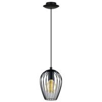 Eglo Vintage hanglampNewtown 16cm zwart - 49477 - thumbnail