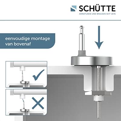 Toiletzitting Schutte White Duroplast Met Soft Close En Quick Release Wit