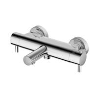 Hotbath Buddy Badmengkraan - thermostatisch - met uitloop - geborsteld nikkel B022GN - thumbnail