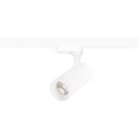 LED Railverlichting - Track Spot - Prixa Pina - 1 Fase - 20W - Warm Wit 3000K - Mat Wit - Rond - Aluminium - thumbnail