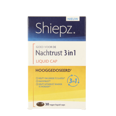 Shiepz Nachtrust 3 in 1 Hooggedoseerd Capsules Shiepz Nachtrust 3 in 1 Hooggedoseerd Capsules