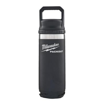 Milwaukee packout™ 532 ml fles met deksel zwart - 4932493992