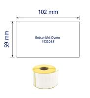 Avery-Zweckform A1933088 Etiketten (rol) 102 x 59 mm Folie Wit 1 stuk(s) Universele etiketten - thumbnail