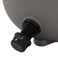 Zwembadzandfilter met 4-positie ventiel 350 mm grijs - thumbnail