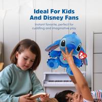 TY beanie babies disney knuffel stitch 15 cm + geluid - thumbnail