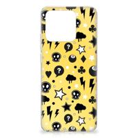 Silicone Back Case Xiaomi Redmi 10C Punk Geel - thumbnail