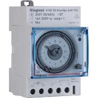 Legrand 412823 DIN-rail schakelklok Analoog 230 V 4000 W Legrand 412823 DIN-rail schakelklok Analoog 230 V 4000 W