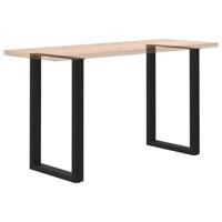 Bartafelpoten 2 st U-vormig 60x(90-91) cm staal zwart - thumbnail