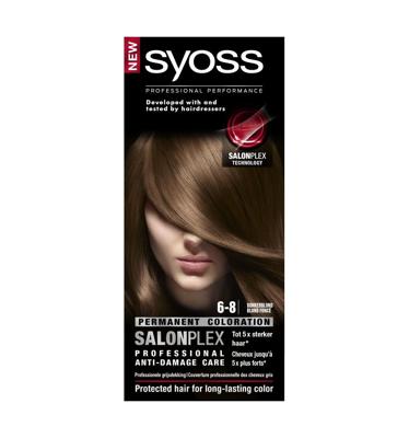 Syoss Permanent Coloration Haarverf - 6-8 Donkerblond