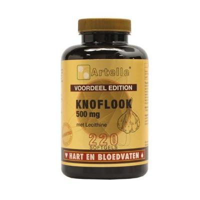 Artelle Knoflook 500mg + 250mg lecithine 220 Softgels Artelle Knoflook 500mg + 250mg lecithine 220 Softgels