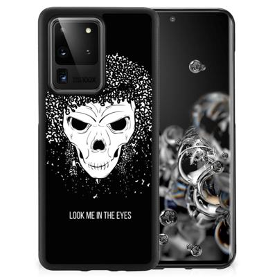 Mobiel Case Samsung Galaxy S20 Ultra Skull Hair Mobiel Case Samsung Galaxy S20 Ultra Skull Hair