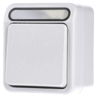 Schneider Electric MEG3150-8019 AquaStar Compleet Knop spatwaterdicht Polar-wit 1 stuks 1 stuk(s)