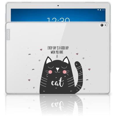 Lenovo Tab P10 Tablet Back Cover Cat Good Day