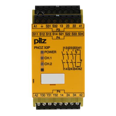 PILZ PNOZ X3P 24-240VACDC 3n/o 1n/c 1so Veiligheidsschakelapparaat 3x NO, 1x NC (b x h x d) 45 x 94 x 121 mm 1 stuk(s) PILZ PNOZ X3P 24-240VACDC 3n/o 1n/c 1so Veiligheidsschakelapparaat 3x NO, 1x NC (b x h x d) 45 x 94 x 121 mm 1 stuk(s)