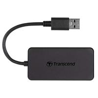 Transcend TS-HUB2K TS-HUB2K USB-hub 4 poorten USB-A USB 3.1 Gen1 5 GBit/s Zwart - thumbnail