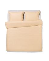 HEMA Dekbedovertrek 240x200/220cm flanel strepen beige (beige) - thumbnail
