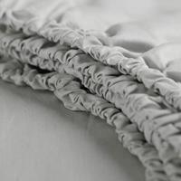 Cinderella basic topper katoen 180x210 light grey tot 15 cm - thumbnail