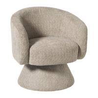 Draaifauteuil - taupe - 74x68x66 cm - thumbnail