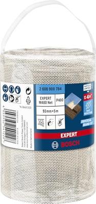 Bosch Accessories EXPERT M480 2608900784 Schuurnetrol Ongeperforeerd Korrelgrootte (num) 400 1 stuk(s) Bosch Accessories EXPERT M480 2608900784 Schuurnetrol Ongeperforeerd Korrelgrootte (num) 400 1 stuk(s)
