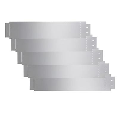 VidaXL Grasboorden 100x19 cm gegalvaniseerd staal 5 st