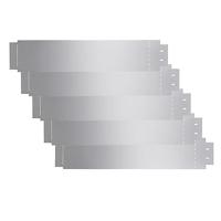 VidaXL Grasboorden 100x19 cm gegalvaniseerd staal 5 st - thumbnail