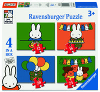 Ravensburger legpuzzel 4in1 nijntje 70 jaar - thumbnail