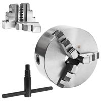 Klauwplaat met 3 bekken zelfcentrerend 160 mm staal - thumbnail