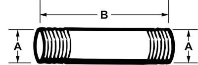 Cornat Galva Buisnippel Mm 3/4 150Mm (530) - VFB5303415