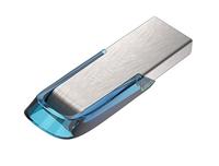 SanDisk Ultra Flair USB flash drive 64 GB USB Type-A 3.2 Gen 1 (3.1 Gen 1) Blauw, Zilver - thumbnail