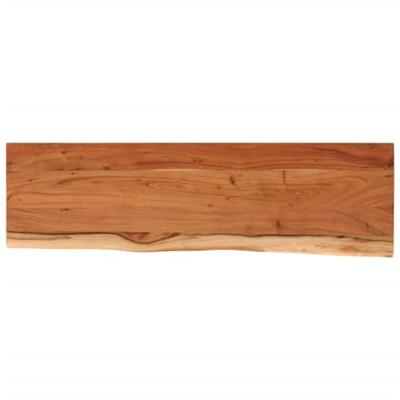 Wandschap rechthoekig natuurlijke rand 90x30x2,5 cm acaciahout Wandschap rechthoekig natuurlijke rand 90x30x2,5 cm acaciahout